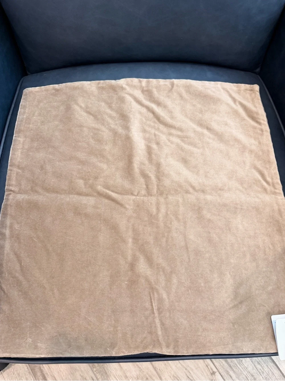 NWT Pottery Barn Beige Embroidered Holiday Throw Pillow Cover